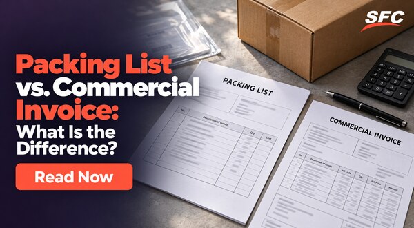 packing list vs commercial invoice